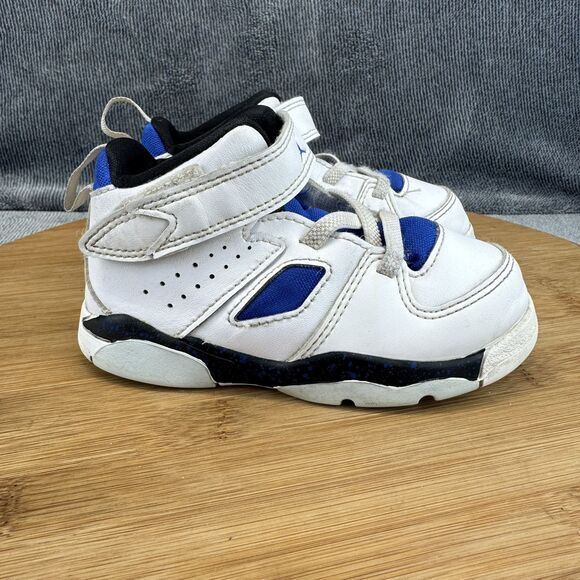 Nike Other - Nike Boys Jordan Size 7C Shoes FLIGHT CLUB 91 Blue White Sneakers DM1687-101
